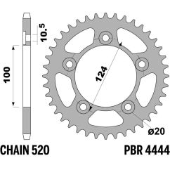 Couronne PBR acier standard - 520