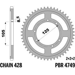 Couronne PBR Acier Standard - 428