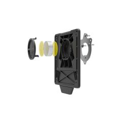 Support de plaque avec compartiment pour traceur RACETECH - noir