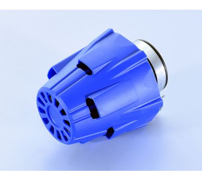 Air Box Bleu Droit Ø37mm POLINI