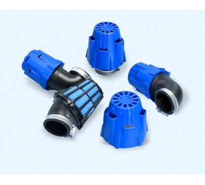 Air Box Bleu 30° Ø32mm POLINI