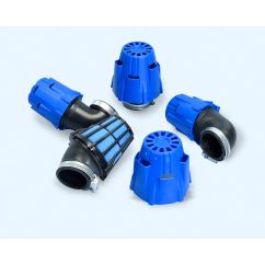 Air Box Bleu Droit Ø46mm POLINI