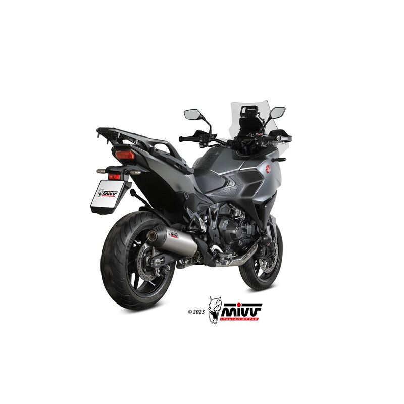 Silencieux MIVV Oval Carbon Cap titane Silencieux MIVV Oval Carbon Cap titane