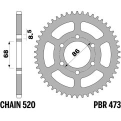 Couronne PBR acier standard - 520