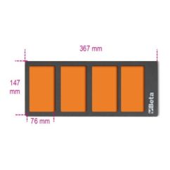 Module en mousse EVA BETA VPM3 avec 4 compartiments de rangement