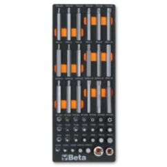 Plateau thermoformé souple BETA M86 avec composition d'outils