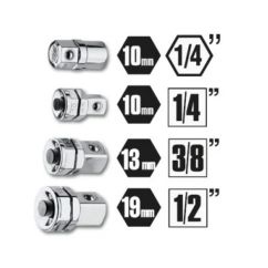 Kit de 4 adaptateurs pour clés à cliquet BETA TOOLS 123/K4