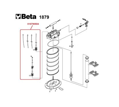Extracteur de fluide BETA manuel et pneumatique - 9,5 l