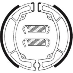 Mâchoires de frein TECNIUM Off-Road organique - BA049