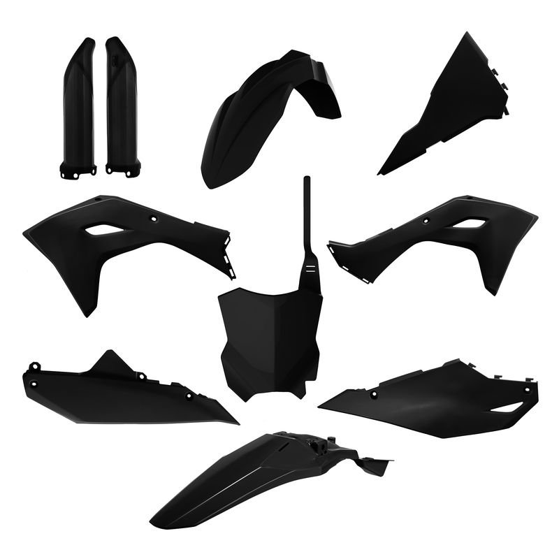 Kit plastiques POLISPORT avec protections de fourche Kit plastiques POLISPORT avec protections de fourche