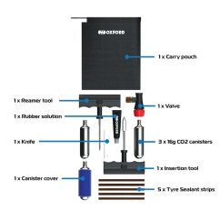 Kit de réparation de pneu OXFORD CO2 n°1
