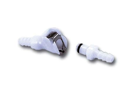 Raccord rapide MOTION PRO Ø6mm double blocage blanc