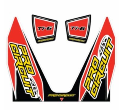 Autocollants d'échappement - PRO CIRCUIT - pour TI-6