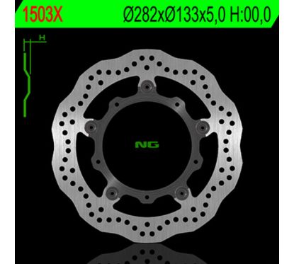 Disque de frein NG BRAKES pétale flottant