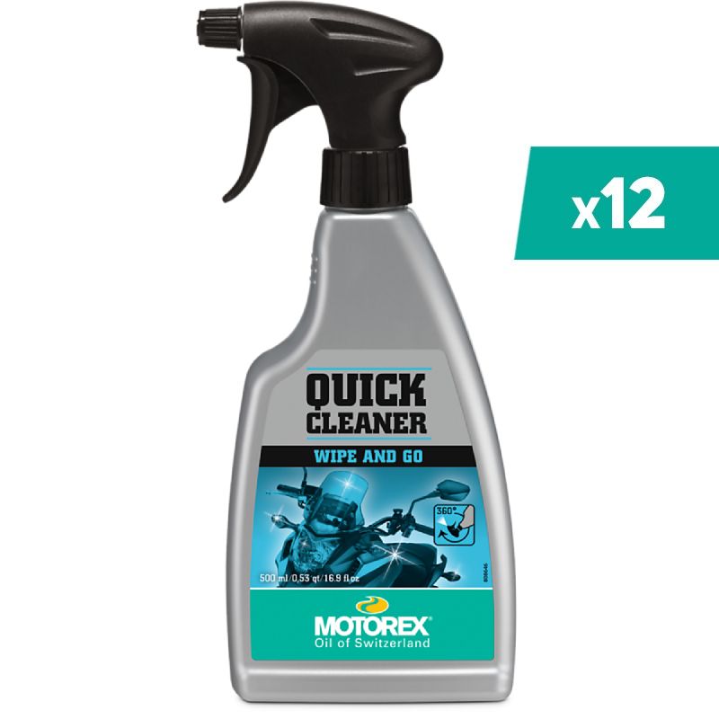 Nettoyant MOTOREX Quick Cleaner - Spray 500ml (x12) Nettoyant MOTOREX Quick Cleaner - Spray 500ml (x12)
