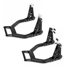 Kit VECTOR de béquilles avant et arrière pliables en aluminium