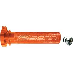 ALUMINUM THROTTLE TUBE & BEARING ORANGE