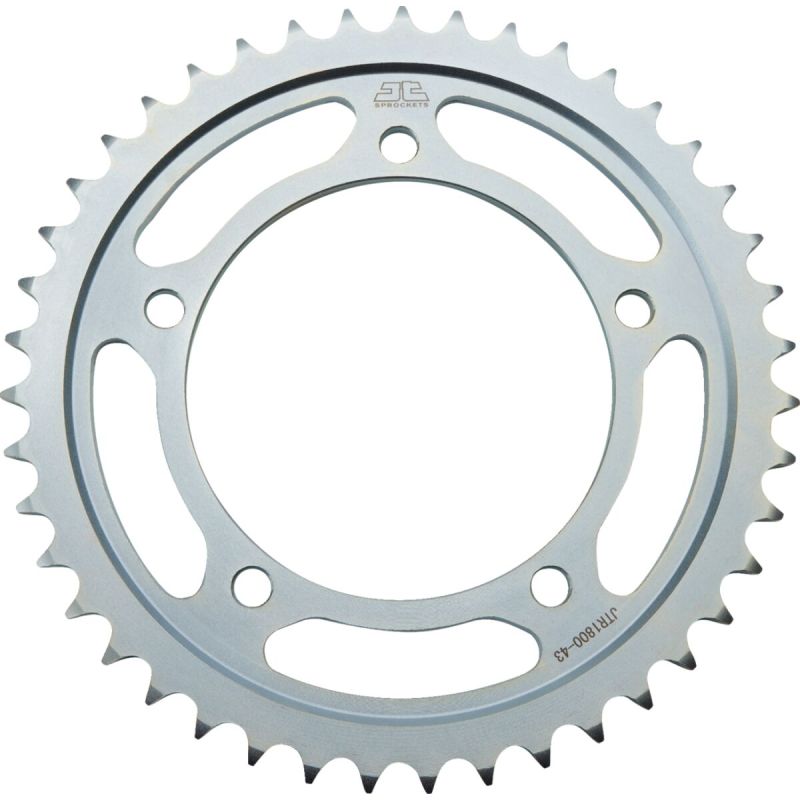 JTR1800.43 REAR REPLACEMENT SPROCKET 43 TEETH 530 PITCH NATURAL STEEL