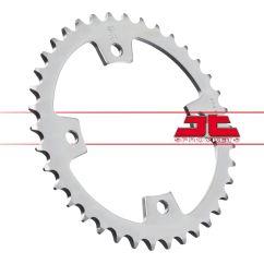 JTR1072.38 REAR REPLACEMENT SPROCKET 38 TEETH 520 PITCH NATURAL C49 HIGH CARBON STEEL
