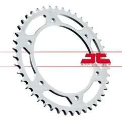 JTR1074.44 REAR REPLACEMENT SPROCKET 44 TEETH 525 PITCH NATURAL STEEL