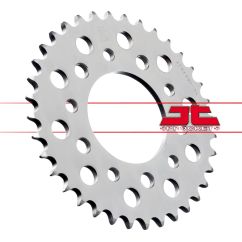 JTR1332.36 REAR REPLACEMENT SPROCKET 36 TEETH 525 PITCH NATURAL STEEL