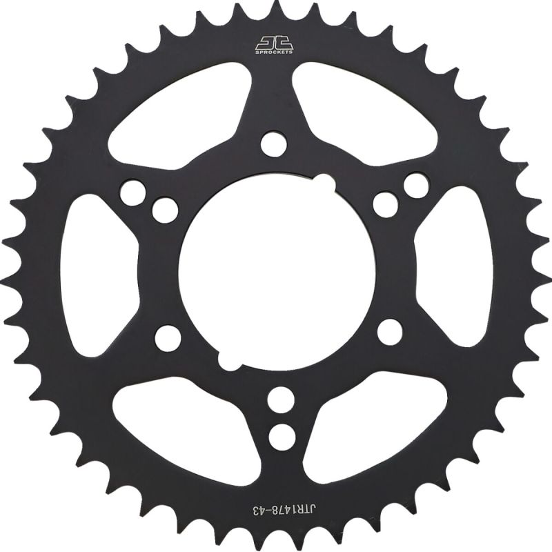 JTR1478.43 REAR REPLACEMENT SPROCKET 43 TEETH 520 PITCH NATURAL STEEL