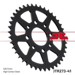 JTR273.41 REAR REPLACEMENT SPROCKET 41 TEETH 520 PITCH NATURAL STEEL