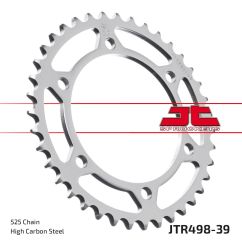 JTR498.39 REAR REPLACEMENT SPROCKET 39 TEETH 525 PITCH NATURAL STEEL