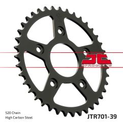 JTR701.39 REAR REPLACEMENT SPROCKET 39 TEETH 520 PITCH NATURAL STEEL