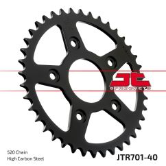 JTR701.40 REAR REPLACEMENT SPROCKET 40 TEETH 520 PITCH NATURAL STEEL