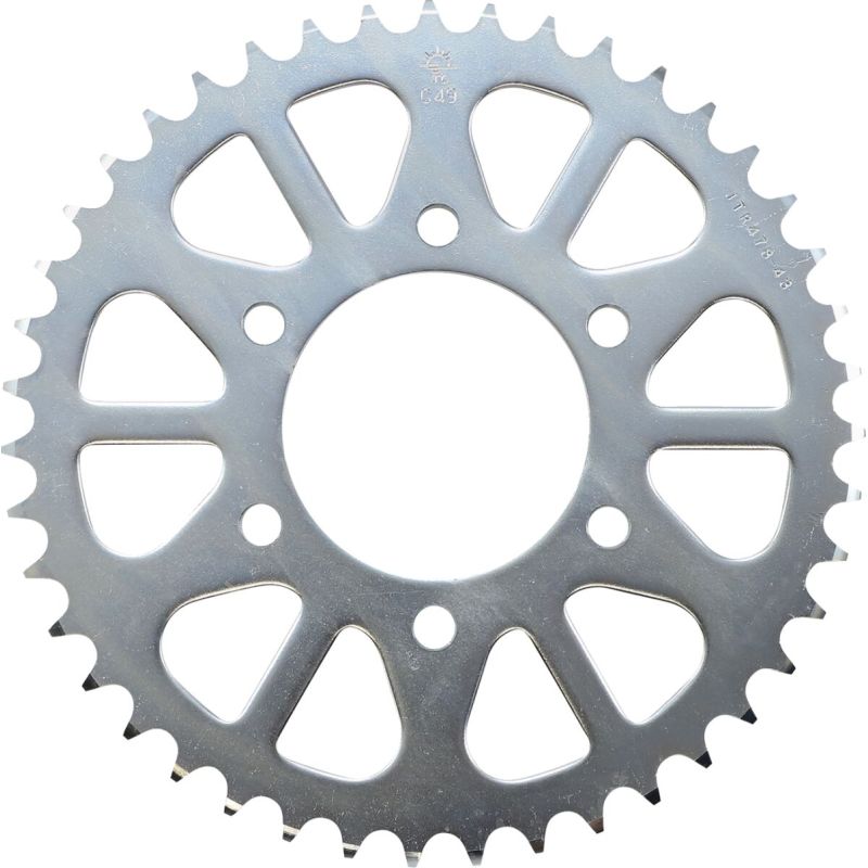 JTR478.43 REAR REPLACEMENT SPROCKET 43 TEETH 520 PITCH NATURAL STEEL