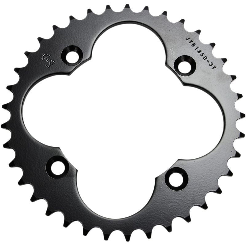 JTR1350.37 REAR REPLACEMENT SPROCKET 37 TEETH 520 PITCH NATURAL C49 HIGH CARBON STEEL