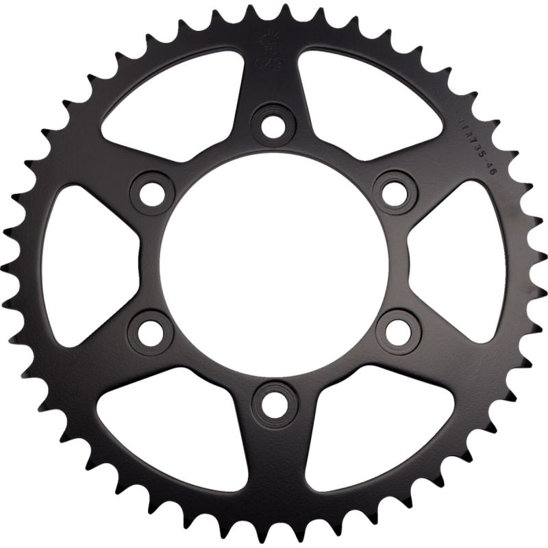 JTR735.48 REAR REPLACEMENT SPROCKET 48 TEETH 520 PITCH NATURAL CARBON STEEL
