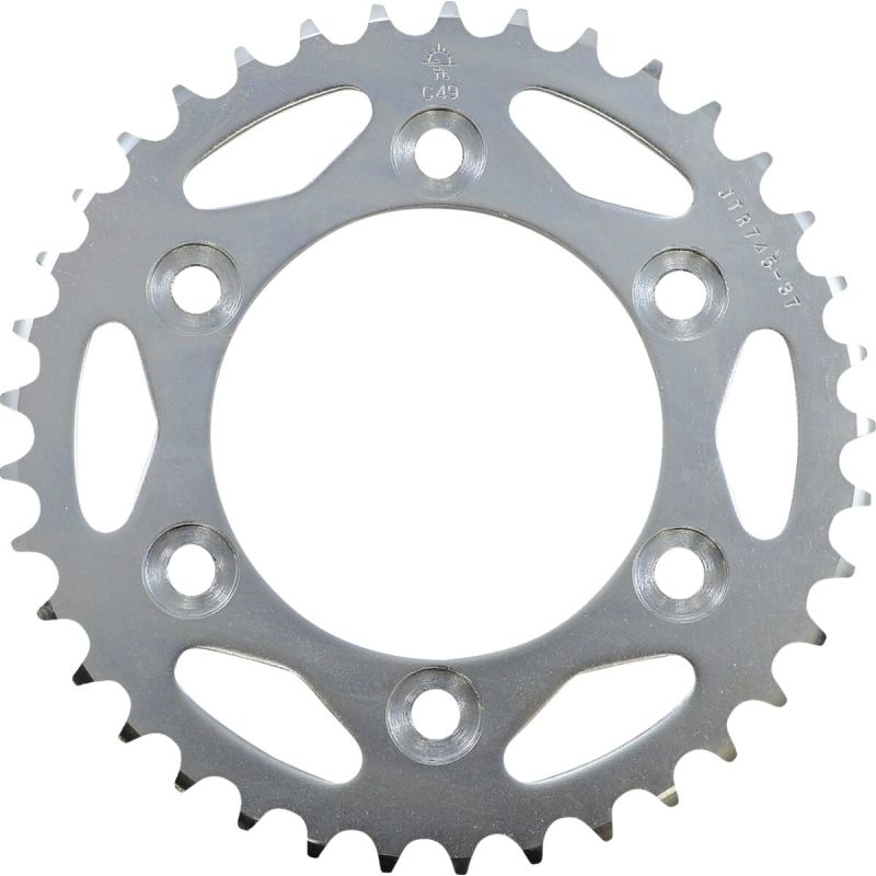 JTR745.37 REAR REPLACEMENT SPROCKET 37 TEETH 525 PITCH NATURAL CARBON STEEL