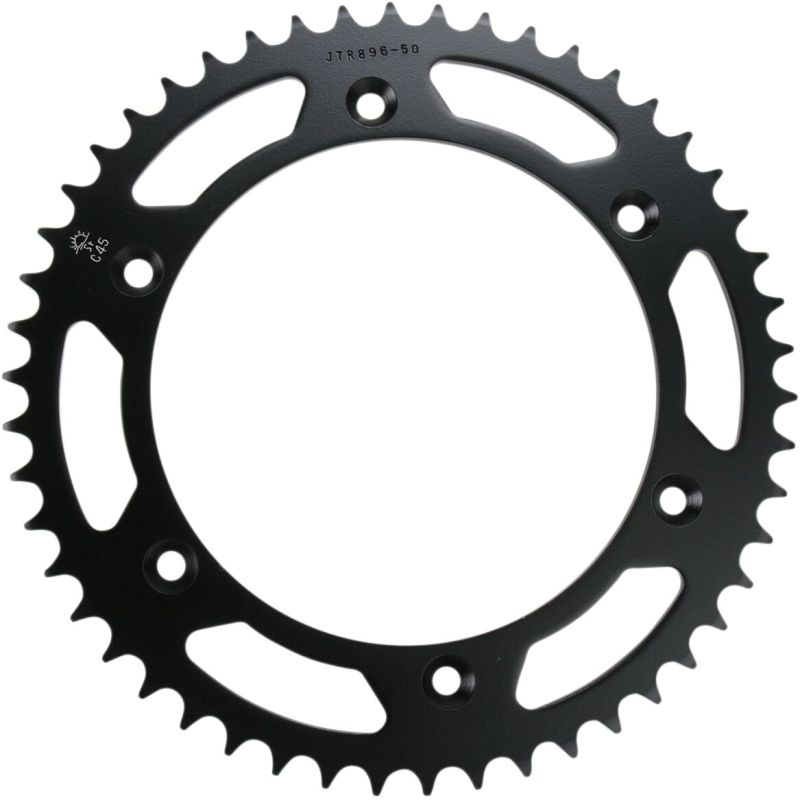 JTR896.50 REAR REPLACEMENT SPROCKET 50 TEETH 520 PITCH NATURAL C49 HIGH CARBON STEEL
