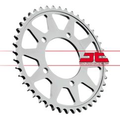JTR829.44 REAR REPLACEMENT SPROCKET 44 TEETH 530 PITCH NATURAL C49 HIGH CARBON STEEL