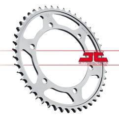 JTR866.46 REAR REPLACEMENT SPROCKET 46 TEETH 532 PITCH NATURAL C49 HIGH CARBON STEEL