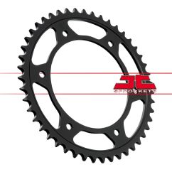 JTR6.47 REAR REPLACEMENT SPROCKET 47 TEETH 525 PITCH NATURAL C49 HIGH CARBON STEEL