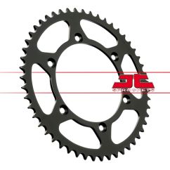 JTR822.51 REAR REPLACEMENT SPROCKET 51 TEETH 520 PITCH NATURAL C49 HIGH CARBON STEEL