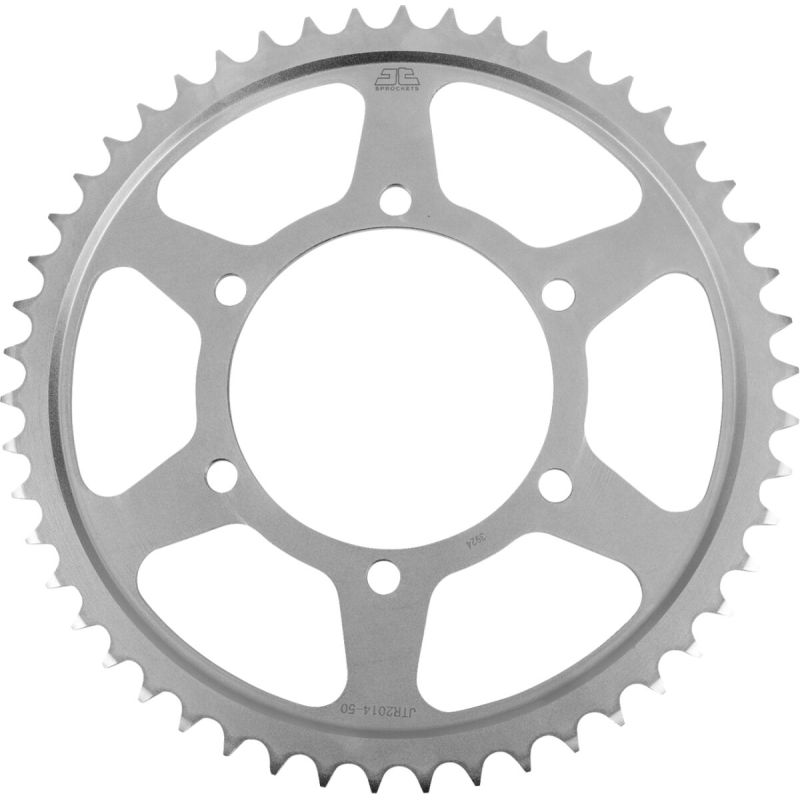 JTR2014.50 REAR REPLACEMENT SPROCKET 50 TEETH 525 PITCH NATURAL C49 HIGH CARBON STEEL
