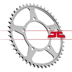 JTR702.46 REAR REPLACEMENT SPROCKET 46 TEETH 525 PITCH NATURAL C49 HIGH CARBON STEEL