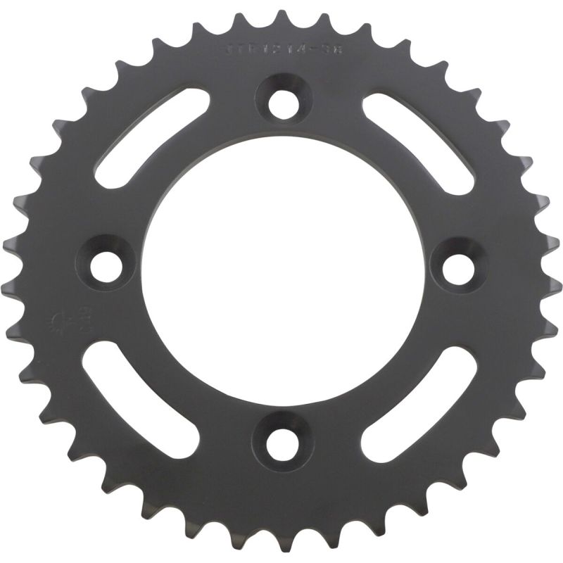 JTR1214.38 REAR REPLACEMENT SPROCKET 38 TEETH 420 PITCH NATURAL C49 HIGH CARBON STEEL