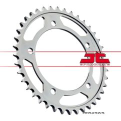 JTR1792.40 REAR REPLACEMENT SPROCKET 40 TEETH 525 PITCH NATURAL C49 HIGH CARBON STEEL