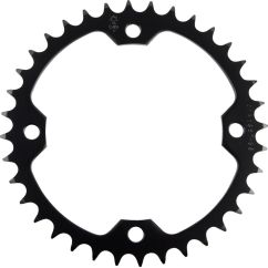 JTR1857.36 REAR REPLACEMENT SPROCKET 36 TEETH 520 PITCH BLACK C49 HIGH CARBON STEEL