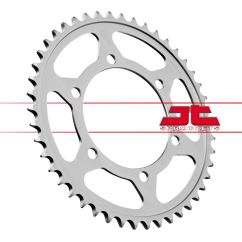 JTR1876.46 REAR REPLACEMENT SPROCKET 46 TEETH 525 PITCH NATURAL C49 HIGH CARBON STEEL
