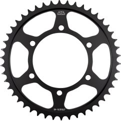 JTR1876.46 REAR REPLACEMENT SPROCKET 46 TEETH 525 PITCH NATURAL C49 HIGH CARBON STEEL