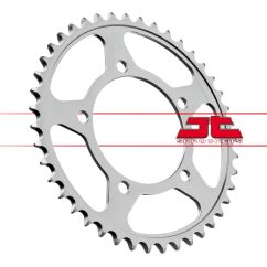 JTR702.43 REAR REPLACEMENT SPROCKET 43 TEETH 525 PITCH NATURAL C49 HIGH CARBON STEEL