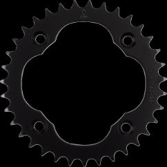 JTR1760.35 REAR REPLACEMENT SPROCKET 35 TEETH 520 PITCH BLACK C49 HIGH CARBON STEEL
