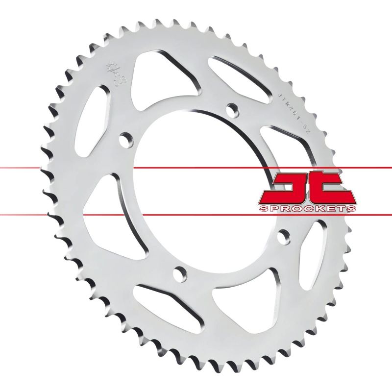 JTR461.52 REAR REPLACEMENT SPROCKET 52 TEETH 420 PITCH NATURAL C49 HIGH CARBON STEEL