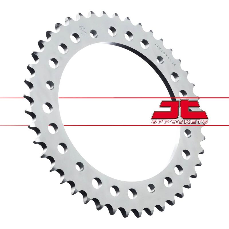 JTR2011.44 REAR REPLACEMENT SPROCKET 44 TEETH 50 PITCH NATURAL C49 HIGH CARBON STEEL